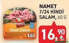 NAMET 7/24 HİNDİ SALAM 60 G